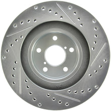 Laden Sie das Bild in den Galerie-Viewer, StopTech Select Sport 03-08 Subaru Forester Sport Slotted and Drilled Right Front Rotor