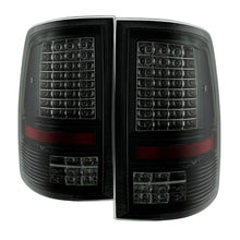 गैलरी व्यूवर में इमेज लोड करें, xTune Dodge Ram 1500 09-14 - C Shape LED Tail Lights- Black Smoked ALT-JH-DR09-LED-CS-BSM
