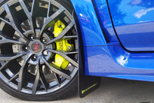 Carica l'immagine nel visualizzatore di Gallery, Rally Armor 15-18 Subaru WRX/STi Sedan UR Black Mud Flap w/ Green Logo