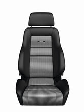 Carica l&#39;immagine nel visualizzatore di Gallery, Recaro Classic LS Seat - Black Leather/Pepita Fabric