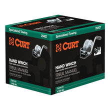 Carica l&#39;immagine nel visualizzatore di Gallery, Curt Hand Winch (1700lbs 8in Handle)