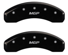 Cargar imagen en el visor de la galería, MGP 2 Caliper Covers MGP Black Finish Silver Characters 2018 Chevrolet Tahoe
