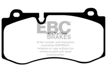 Carica l&#39;immagine nel visualizzatore di Gallery, EBC 07-08 Mercedes-Benz CL550 5.5 Redstuff Front Brake Pads