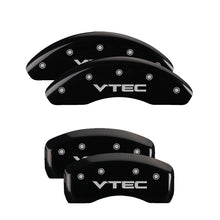 Charger l&#39;image dans la galerie, MGP Front set 2 Caliper Covers Engraved Front MGP Black finish silver ch