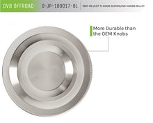 Load image into Gallery viewer, DV8 Offroad 1997-2006 Jeep TJ Billet Door Surround Knobs