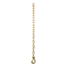 Load image into Gallery viewer, Curt 35in Safety Chain w/1 Clevis Hook (18800lbs Yellow Zinc)