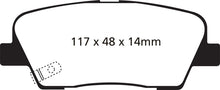 Laden Sie das Bild in den Galerie-Viewer, EBC 06-09 Hyundai Entourage 3.8 Greenstuff Rear Brake Pads