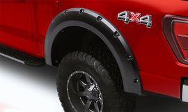 Lund 21-22 Ford F-150 RX-Rivet Style Smooth Fender Flares - Black (2 Pc. Rear)