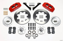 गैलरी व्यूवर में इमेज लोड करें, Wilwood Dynapro 6 Front Hub Kit 12.19in Drilled Red 79-81 Camaro