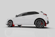 Carica l'immagine nel visualizzatore di Gallery, Rally Armor 2019+ Hyundai Elantra N Line UR Black Mud Flap w/ Silver Logo