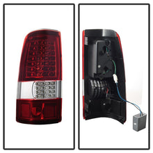 Carica l&#39;immagine nel visualizzatore di Gallery, xTune 03-06 Chevrolet Silverado 1500/2500HD LED Tail Lights - Red Clear (ALT-JH-CSIL03-CS-RC)
