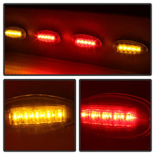 Charger l&#39;image dans la galerie, Xtune Chevy Silverado 99-13 Dually 2 Red LED+2 Amber LED Side Fender Lights Clear ACC-LED-GMD99-SL-C