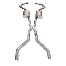 Carica l'immagine nel visualizzatore di Gallery, Stainless Works Chevy Camaro 1967-69 Exhaust 2.5in Stainless with X-Pipe