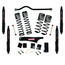 Cargar imagen en el visor de la galería, Skyjacker Long Travel 3.5in-4in Lift Kit w/Black Max Shocks 07-18 Jeep Wrangler JK 4 Door 4WD