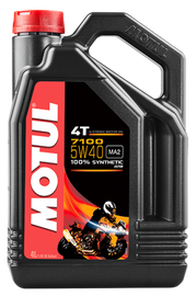Motul 4L 7100 Synthetic Motor Oil 5W40 4T - Single image 1