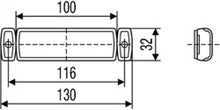 गैलरी व्यूवर में इमेज लोड करें, Hella 8645 Series 12V Amber Side Marker Lamp