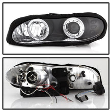 Laden Sie das Bild in den Galerie-Viewer, Spyder Chevy Camaro 98-02 Projector Headlights LED Halo LED Blk - Low H1 PRO-YD-CCAM98-HL-BK
