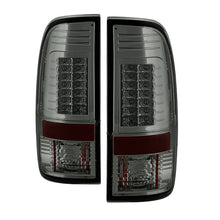 Charger l&#39;image dans la galerie, Spyder Ford Super Duty 08-15 Version 2 LED Tail Lights Smoke ALT-YD-FS07-LED-G2-SM