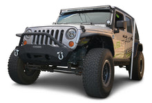 Load image into Gallery viewer, DV8 Offroad 07-18 Jeep Wrangler JK FS-16 Steel Stubby Front Bumper w/ Fog Lights