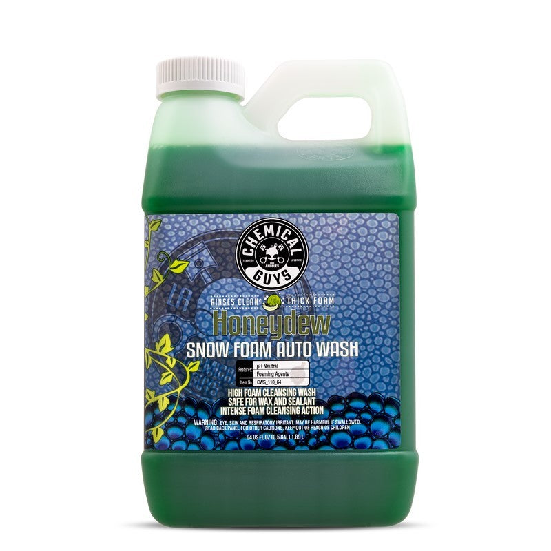 Chemical Guys Honeydew Snow Foam Auto Wash Cleansing Shampoo - 64oz - Single