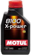 Load image into Gallery viewer, Motul 1L Synthetic Engine Oil 8100 10W60 X-Power - ACEA A3/B4 image 1
