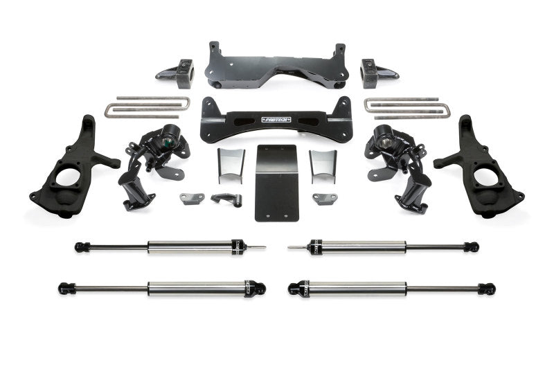 Fabtech 11-19 GM 3500HD 2WD/4WD 6in RTS System w/DL Shocks