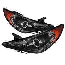 Carica l&#39;immagine nel visualizzatore di Gallery, Spyder Hyundai Sonata 11-13 Projector ( Not Fit Hybrid )- LED Halo DRL Blk PRO-YD-HYSON11-DRL-BK