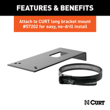 Load image into Gallery viewer, Curt Connector Mounting Bracket for 7-Way USCAR Socket