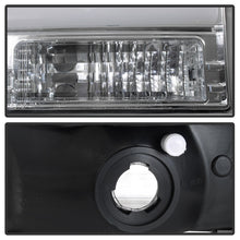 Charger l&#39;image dans la galerie, Spyder 99-04 Ford F-250 Super Duty Light Bar Projector Headlights - Chrome (PRO-YD-FF25099V2-LB-C)