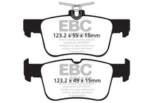 Cargar imagen en el visor de la galería, EBC 13+ Ford Fusion 1.6 Turbo Ultimax2 Rear Brake Pads