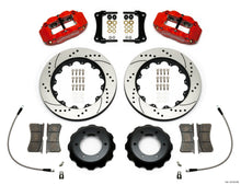 Charger l&#39;image dans la galerie, Wilwood Narrow Superlite Red 6R Front Kit 14in Drilled Rotor w/ Lines 05-15 Toyota Tacoma