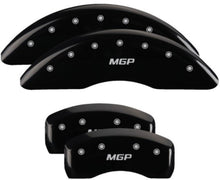 Charger l'image dans la galerie, MGP 4 Caliper Covers Engraved Front &amp; Rear MGP Black Finish Silver Char 2018 Kia Sportage