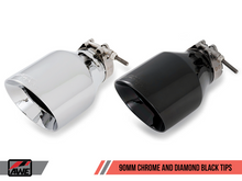 Charger l&#39;image dans la galerie, AWE Tuning Audi B9 S5 Sportback Track Edition Exhaust - Non-Resonated (Silver 90mm Tips)