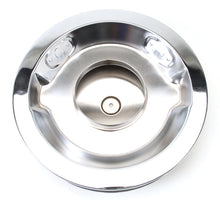 गैलरी व्यूवर में इमेज लोड करें, Edelbrock Air Cleaner Pro-Flo Series Round Steel Top Paper Element 14In Dia X 3 75In Dropped Base