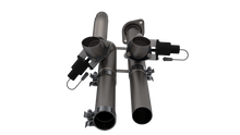 Cargar imagen en el visor de la galería, QTP 17-18 Ford Raptor EC/CC 2.5in 304SS Aggressor Cutout Dual Mid Pipes