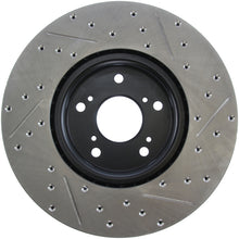 Cargar imagen en el visor de la galería, StopTech 04-08 Accura TL (Brembo Caliber) SportStop Slotted &amp; Drilled Right Front Rotor