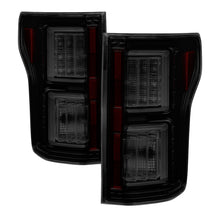 Carica l&#39;immagine nel visualizzatore di Gallery, Spyder Ford F150 2015-2017 Light Bar LED Tail Lights - Black Smoke ALT-YD-FF15015-LBLED-BSM