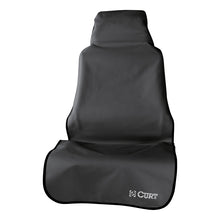 Carica l&#39;immagine nel visualizzatore di Gallery, Curt Seat Defender 58in x 23in Removable Waterproof Black Bucket Seat Cover