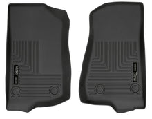 Load image into Gallery viewer, Husky Liners 2018 Jeep Wrangler WeatherBeater Front Row Black Floor Liners
