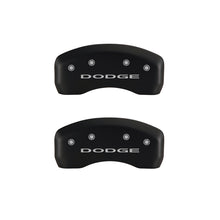 Charger l&#39;image dans la galerie, MGP 4 Caliper Covers Engraved Front &amp; Rear With out stripes/Dodge Red finish silver ch