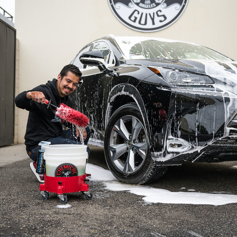 Chemical Guys Creeper Professional Bucket Dolly - Red - Single