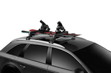 Cargar imagen en el visor de la galería, Thule SnowPack L Ski/Snowboard Rack - Black (Up to 6 Pair Skis/4 Snowboards)