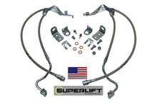 Carica l&#39;immagine nel visualizzatore di Gallery, Superlift 05-07 Ford F-250/F-350 w/ 4-8in Lift Kit (Pair) Bullet Proof Brake Hoses