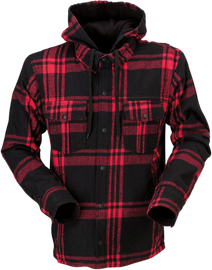 Z1R Timber Flannel Shirt - Red/Black - 2XL 2820-5337