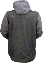 गैलरी व्यूवर में इमेज लोड करें, Z1R Denim Hoodie - Black/Gray - XL 2840-0107
