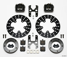 Carica l&#39;immagine nel visualizzatore di Gallery, Wilwood Dynalite Single Floater Front Drag Kit Drilled P&amp;S Anglia Spindle Mount Wheel
