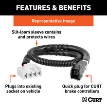 गैलरी व्यूवर में इमेज लोड करें, Curt Universal Trailer Brake Controller Harness for OEM Socket