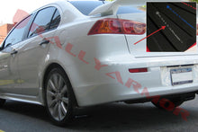 Charger l'image dans la galerie, Rally Armor 2007+ Mitsubishi Lancer (doesnt fit Sportback) UR Black Mud Flap w/ Silver Logo