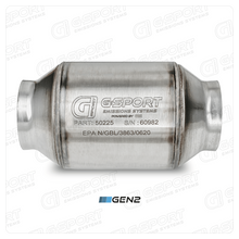 गैलरी व्यूवर में इमेज लोड करें, GESI G-Sport 400 CPSI GEN 2 EPA Approved 2.5in Inlet/Outlet Catalytic Converter