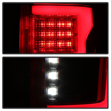 Carica l&#39;immagine nel visualizzatore di Gallery, Spyder 15-18 Ford F-150 LED Tail Lights (w/Blind Spot) - Red Clear (ALT-YD-FF15015BS-LBLED-RC)